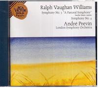 Vaughan Williams: Symphonies 3 "A Pastoral Symphony" & 4