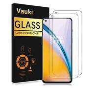 Vauki Pack of 2 Protective Glass for OnePlus Nord 2 5G, 9H Hardness, HD Clear Protective Film for OnePlus Nord2, Free from Scratches, 0.33 mm, Ultra Thin, Anti-Scratch, 6.43 Inches, Bubble-Free
