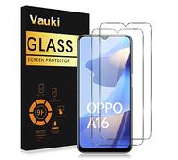 Vauki Pack of 2 protective glass for Oppo A16/A16s/A54s, 9H hardness HD clear screen protector for Oppo A16/A16s/A54s, free from scratches, 0.33 mm, ultra thin, anti-scratch, 6.52 inches, bubble-free