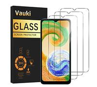 Vauki Pack of 3 Screen Protectors for Samsung Galaxy A04s/A04/A03s, Screen Protector 9H Hardness Full Screen Tempered Glass Screen Protector Ultra HD Screen Protector Bubble-Free Anti-Scratch Ultra