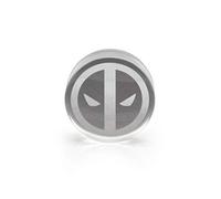 Vault 101 Limited 12mm Deadpool Glass Ear Plug - Laser Engraved