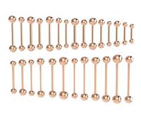 Vault 101 Limited Rose Gold Barbell - 1.6mm x 14mm x 4mm