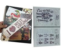 Vault 76 Fallout West Virginia Inspired Spiral-Bound Journal Reclamation Day Retro Book Notebook Prop & Collector's Replica