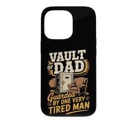 Vault of Dad Guarded by One Very Tired Man Case for iPhone 13 Pro