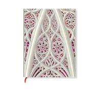 Vault of the Milan Cathedral (Burgundy) (Duomo di Milano) Midi Lined Softcover Journal (Elastic Band)