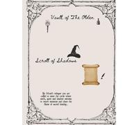 Vault of The Olden: Scroll of Shadows: Arcane Codex | Mystic Scriptum | Master Spell Manuscript | For Creating A Sacred Magical Space, Manifesting & ... Ars Magica: Chronicles of Whispered Records)
