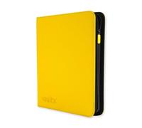 Vault X 12 Pocket Trading Card Zip Binder - 480 cards, Premium Exo-Tec Album Material, 20 Side-Loading Pages, Folder for Collectible Card Games, Sports, TCG (Yellow)