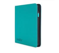 Vault X 12 Pocket Trading Card Zip Binder - 480 cards, Premium Exo-Tec Album Material, 20 Side-Loading Pages, Folder for Collectible Card Games, Sports, TCG (Teal)