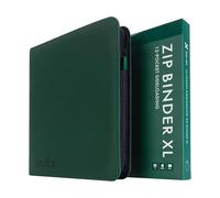 Vault X 12 XL Pocket Zip Binder, 624 Cards, Exo-Tec Material, 26 Side-Loading Pages (Green)