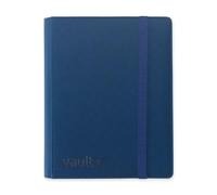 Vault X 9 Pocket Strap Binder, 360 Cards, Exo-Tec Material, 20 Side-Loading Pages (Blue)