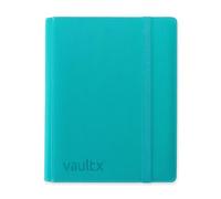 Vault X 9 Pocket Trading Card Strap Binder, 360 Cards, Premium Exo-Tec Album Material, 20 Side-Loading Pages, Folder for Collectible Games, Sports, TCG (Teal)