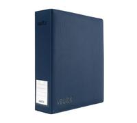 Vault X Large Ring Binder, 900 Cards, fits 9 Pocket Pages, Exo-Tec Material, 3 D-Ring Folder, for Trading Cards (Blue)