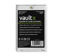 Vault X Magnetic Card Holders 55pt for Trading Cards, One Touch Hard Cases with UV Protection, Clear Display for Collectible Card Games, Sports, TCG (5 Pack)