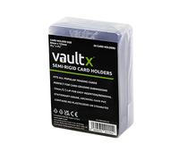 Vault X Semi-Rigid Card Holders for Trading Card & Sports Card Grading Submissions (50 Pack)