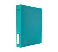 Vault X Slim Ring Binder, 540 Cards, fits 9 Pocket Pages, Exo-Tec Material, 3 D-Ring Folder, for Trading Cards (Teal)
