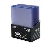 Vault X Toploaders 35pt, Trading Cards, Premium Extra Thick, 3" x 4" Seamless Rigid Card Holders, Hard Sleeves, Clear Protection for Collectible Card Games, Sports, TCG (25 Pack)