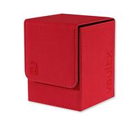Vault X Toploading Deck Box, 80+ Sleeved Trading Cards, Exo-Tec Material, Magnetic Lid (Red)