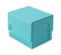 Vault X Trading Card Sideloading Deck Box, 100+ sleeved cards, Premium Exo-Tec Material, Card Holder Storage Box, Detachable Magnetic Lid, for MTG Commander Game, TCG (Pastel Blue)