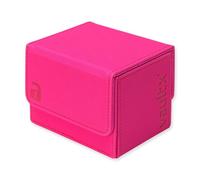 Vault X Trading Card Sideloading Deck Box, 100+ sleeved cards, Premium Exo-Tec Material, Card Holder Storage Box, Detachable Magnetic Lid, for MTG Commander Game, TCG (Neon Pink)