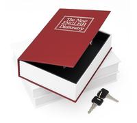 VaultBook - Hidden Book Safe with Lock and Key - Secure Storage Box for Cash, Jewellery, Documents - Discreet Fake Book Design for Home, Office, Travel - Metal Interior, Realistic Cover - 19cm x 12cm