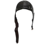 Vaulted Skulls & Co Aviator Hat and Goggles | Aviator Pilot Costume Accessories | Retro Pilots Hat, Black, One size