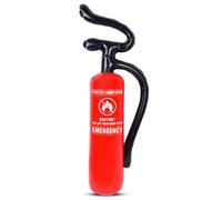 Vaulted Skulls & Co Inflatable Fire Extinguisher | Blow Up Fire Extinguisher | Fireman Costume Accessory | Firefighter Costume Accessories | Fireman Party Decorations | Red | 20"