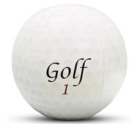 Vaulted Skulls & Co Inflatable Golf Ball | Golf Beach Balls | Golfing Gift Ball | Golfer Party Decorations | Golfing Pool Game Ball | Golfer Gag Gift | 18"