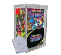 Vaulted Vortex Acrylic Case For Pokemon Half Booster Box Display Case (1 PACK) Premium Clear Protective Display Case With Magnetic Lid, Anti-UV+ Plus Stackable