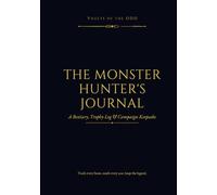 Vaults of the ODD Monster Hunter’s Journal, Hardcover, 7 x 10 in, Bestiary & Campaign Log, Midnight, 192 Pages: System-neutral, for any tabletop RPG