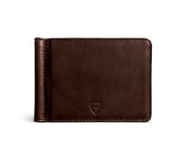 Vaultskin BROMPTON Money Clip Wallet with RFID Blocking in Brown