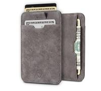 Vaultskin Chelsea Slim Leather Card Wallet for Men, RFID (Chestnut)