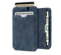 Vaultskin Chelsea Slim Leather Card Wallet for Men, RFID (Teal)