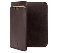 Vaultskin City Slim Leather Bifold RFID Wallet for Men, GBP Euro | Small thin minimalist genuine cowhide, 9 cards, cash pocket, unfolded UK EU notes, skim-proof blocking, mini carry, gift box