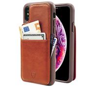 Vaultskin ETON ARMOUR Wallet Case for iPhone X/XS, Leather Card Holder