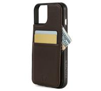 Vaultskin ETON Wallet Case in Brown for iPhone 14