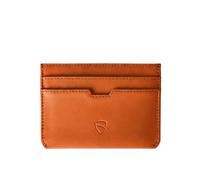 Vaultskin MOORGATE Slim Leather Credit Card Holder, RFID Wallet (Orange)