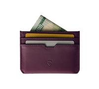 Vaultskin MOORGATE Slim Leather Credit Card Holder, RFID Wallet (Purple)