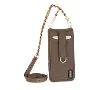Vaultskin VICTORIA Case - Chain Strap in Brown for iPhone X / Xs