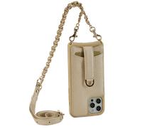 Vaultskin VICTORIA Case - Chain Strap in Champagne for iPhone 12 / 12 Pro