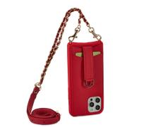 Vaultskin VICTORIA Case - Chain Strap in Red for iPhone 12 / 12 Pro