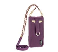 Vaultskin VICTORIA Case - Chain Strap in Violet for iPhone X / Xs
