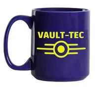 VaultTec Mug, Fall-Out VaultTec Coffee Mug,Coffee Cups Ceramic,Fall-Out Coffee Mug,11oz Blue Fall-Out Cup, Funny Coffee Mugs,Coffee Cups Reusable,Gaming Mugs for Gamers Drama Fans