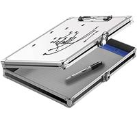 Vaultz Coaches Locking Storage Clipboard with Whiteboard for Letter Size Sheets, Black (VZ00717-PDQ)