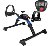 Vaunn Under Desk Bike Pedal Exerciser Ergometer with LCD Display - Mini Pedal Exerciser for Arm & Leg Workout, Folding Desk Cycle for Home Office, Physical Therapy & Low Impact Cardio