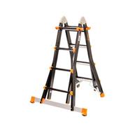 Vaunt 4 Tread Telescopic Multi-Purpose Ladder Aluminium A Ladder Straight Ladder