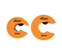 Vaunt Copper Pipe Cutter Double Pack 15mm And 22mm Plumbers Pipe Slice V1429000