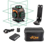 Vaunt E1503008 Green Beam Multi Line Laser 4 Plane Self Leveling 360 Line Lazer