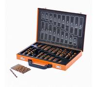 Vaunt Essentials 170 Piece Hss Cobalt Coated Drill Bit Set 1mm To 10mm Cased