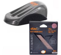 Vaunt Hand Shaped Sanding Block X5 125mm Mesh Sanding Sheets V1439000 X1357006