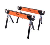 Vaunt Heavy Duty Adjustable Height Saw Horse Twin Pack Load Capacity 1,180Kg